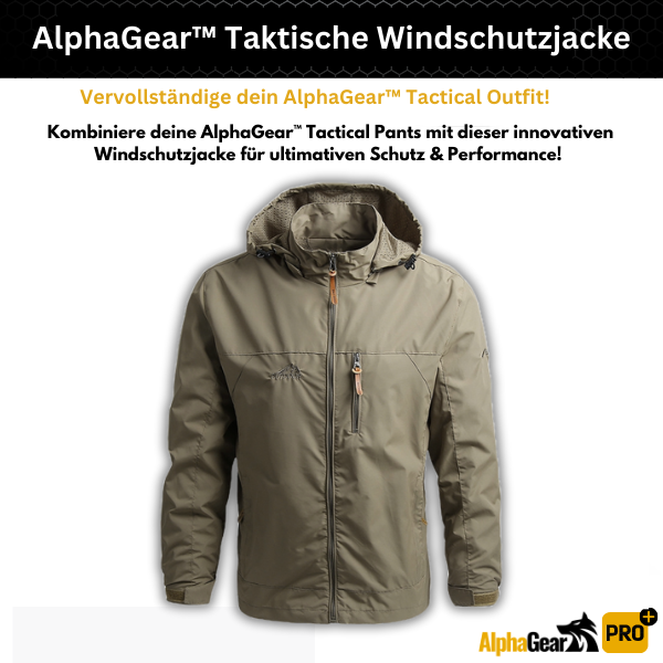 AlphaGear™ Taktische Windschutzjacke