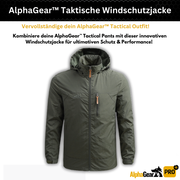 AlphaGear™ Taktische Windschutzjacke